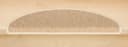 Metzker® Stufenmatte Rambo Halbrund 15-tlg. Set Beige Bild 3
