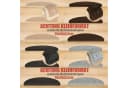 Metzker® Stufenmatte Rambo Halbrund 15-tlg. Set Beige Bild 5