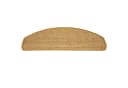 Metzker® Sisal Stufenmatte Halbrund Cognac Pflegeleicht PVC-Schiene Bild 2