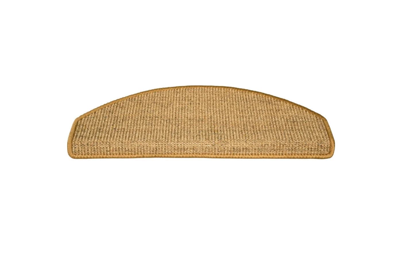 Metzker® Sisal Stufenmatte Halbrund Cognac Pflegeleicht PVC-Schiene - Bild 2