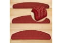 Metzker® Stufenmatte Sisal Halbrund Rot Bild 1