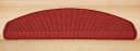 Metzker® Stufenmatte Sisal Halbrund Rot Bild 3
