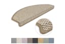 Metzker® Stufenmatte Göteborg Halbrund Hellbraun Sisal-Optik Bild 2