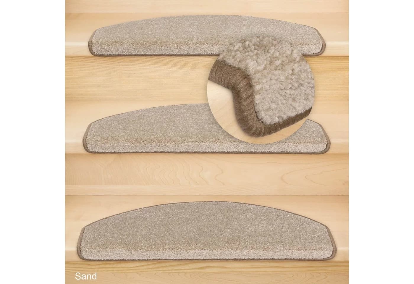 Metzker® Stufenmatte Fuerth Halbrund Sand