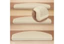 Metzker® Stufenmatte Ariston Halbrund Beige Bild 1