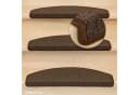Metzker Stufenmatte Ariston Halbrund 15er Set Kaffeebraun Bild 4