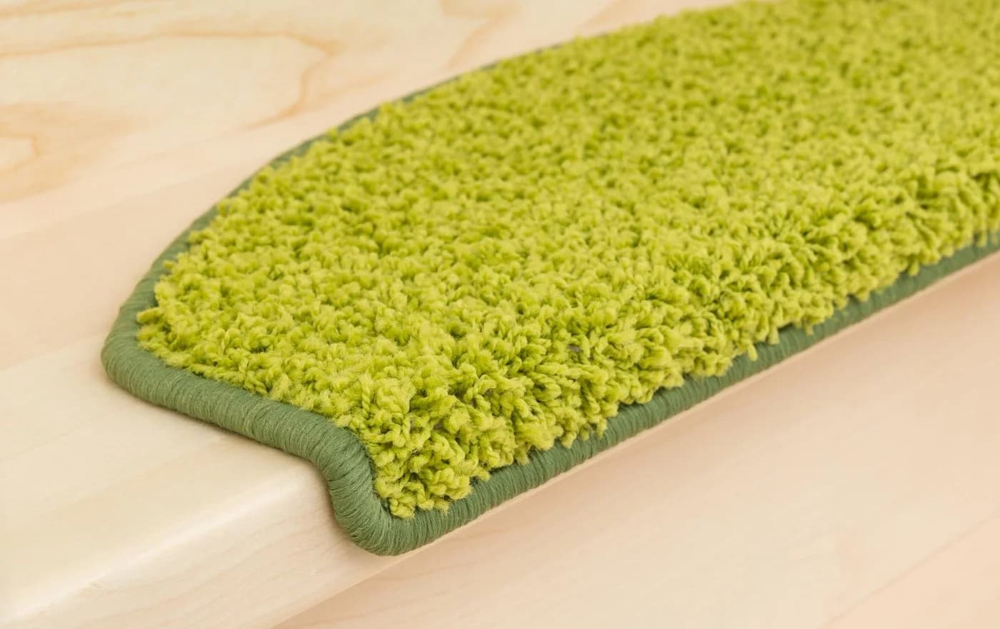 Metzker® Stufenmatte Venus Halbrund Shaggy Hellgrün - Bild 4
