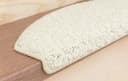 Metzker® Stufenmatte Shaggy Venus Halbrund Creme Bild 4