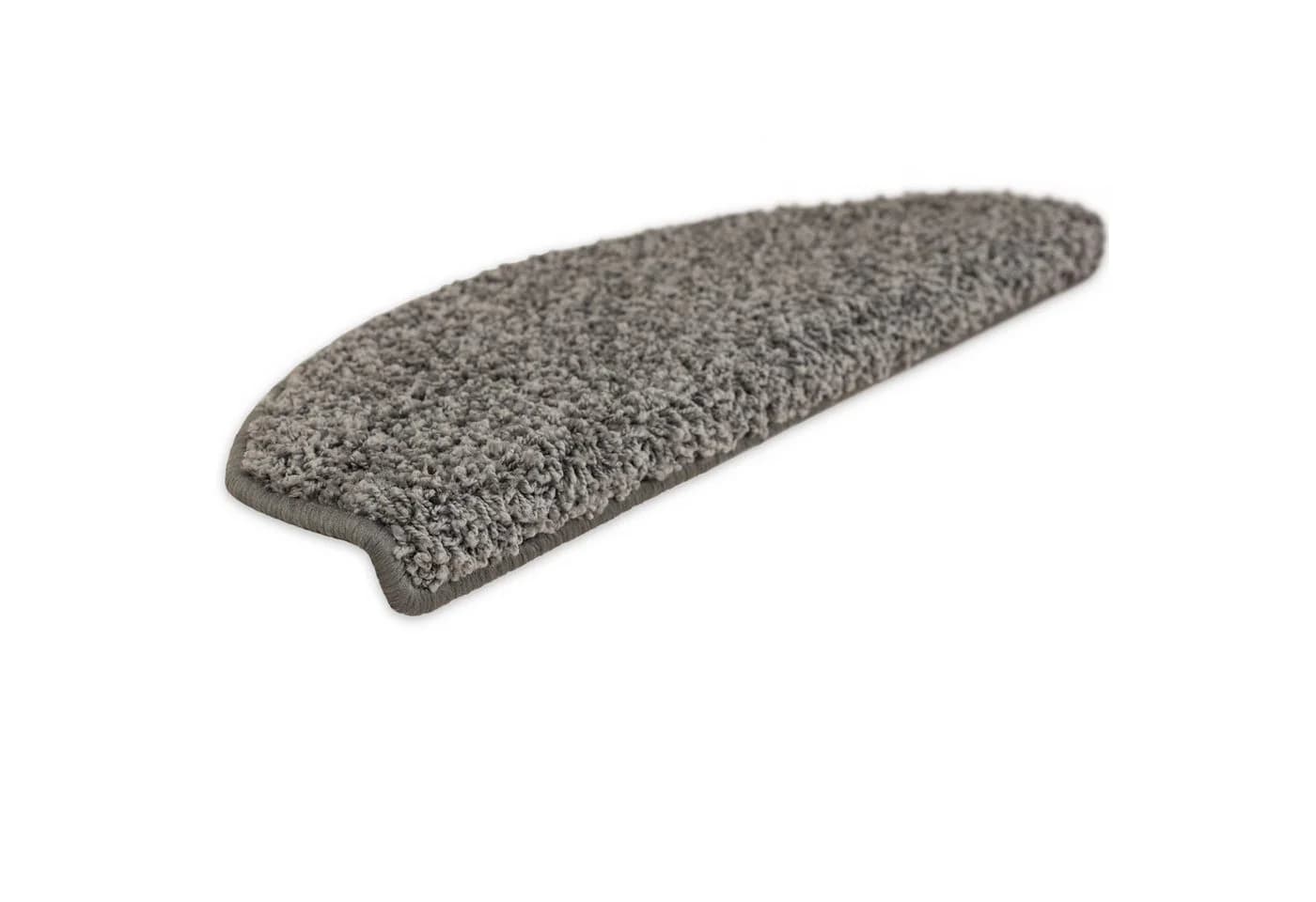 Metzker® Stufenmatte Venus Shaggy Grau Halbrund Set - Bild 2