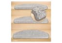 Metzker® Stufenmatte Marseille Halbrund Lichtgrau 15er Set Bild 1