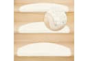 Metzker® Shaggy Stufenmatten Set 15-tlg. Halbrund Creme Bild 3