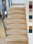 Metzker Stufenmatte Shaggy Emphoria Beige 15 Stück Set Bild 1