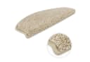 Metzker Stufenmatte Shaggy Emphoria Beige 15 Stück Set Bild 2