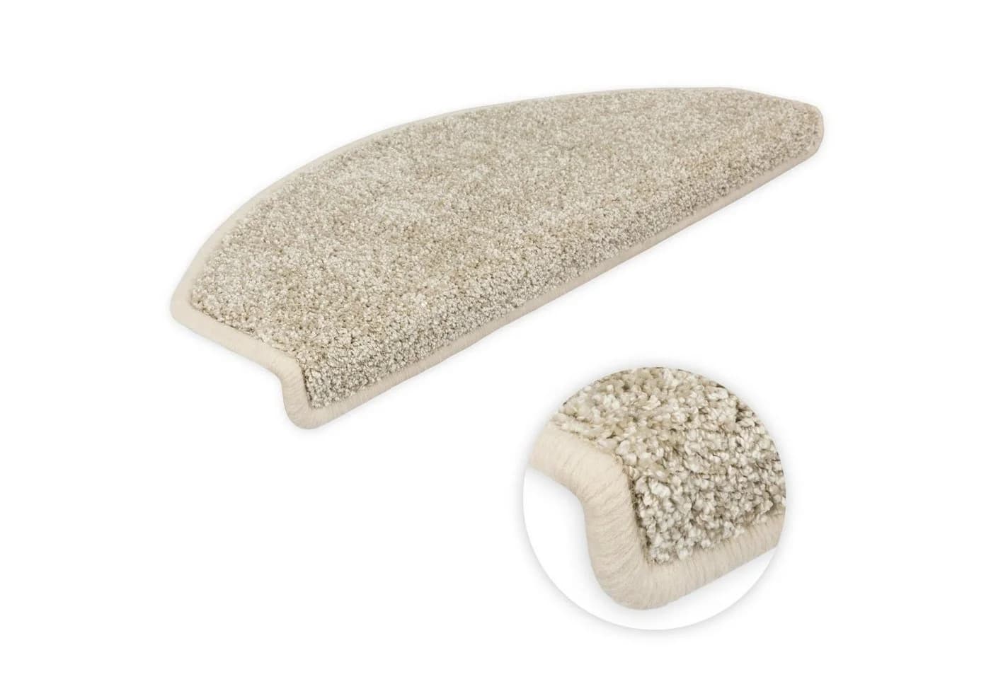 Metzker Stufenmatte Ventura Halbrund Beige 15 Stück Set - Bild 2