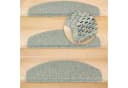 Metzker® Stufenmatte Göteborg Halbrund Lindgrün Sisal-Optik Bild 4