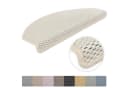 Metzker® Stufenmatte Göteborg Halbrund Hellbeige Sisal-Optik Bild 2