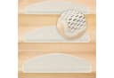 Metzker® Stufenmatte Göteborg Halbrund Hellbeige Sisal-Optik Bild 4