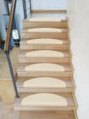 Metzker® Stufenmatte Vorwerk Durango Halbrund Hellbeige 15 Stück Bild 1