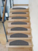 Metzker Stufenmatte Vorwerk Durango Halbrund Dunkelgrau 15 Stück Bild 1
