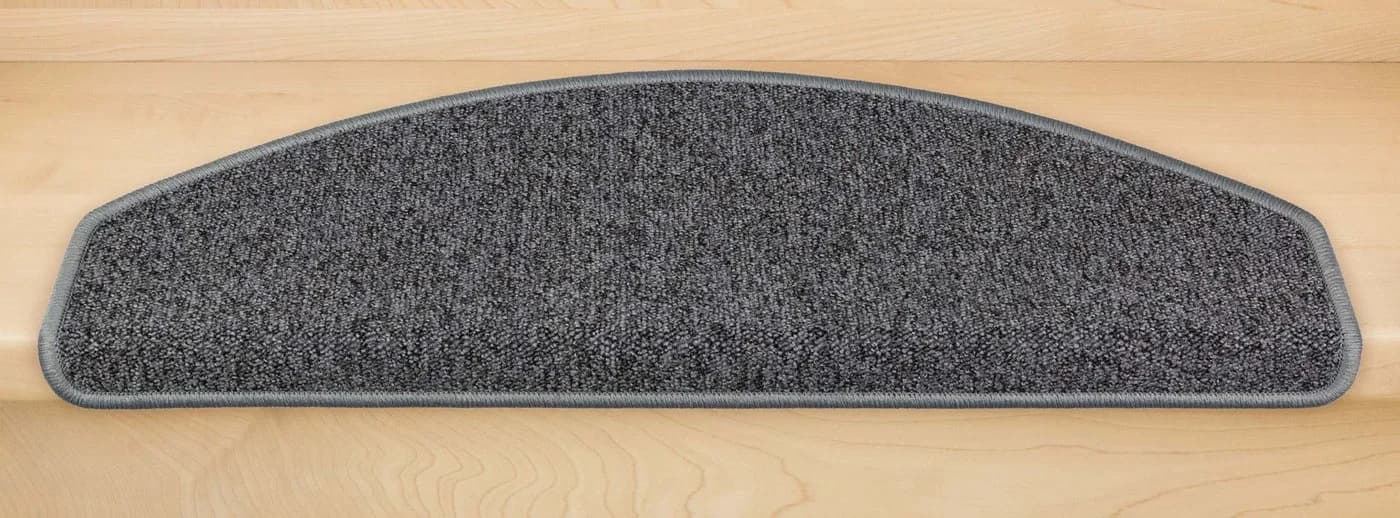 Metzker Stufenmatte Vorwerk Durango Halbrund Dunkelgrau 15 Stück - Bild 3
