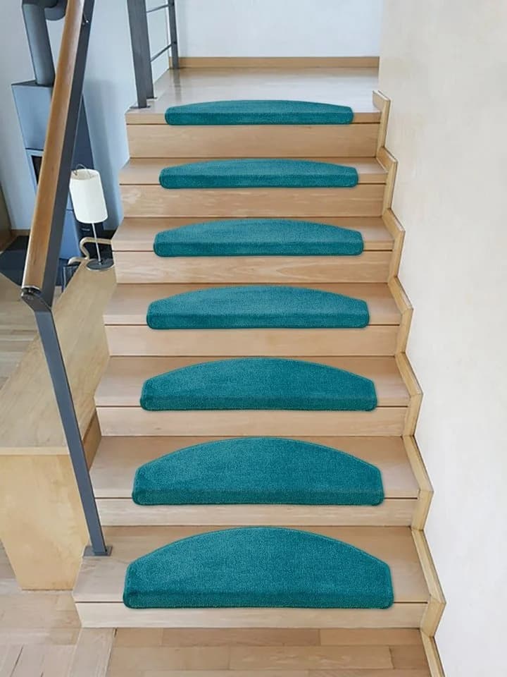 Metzker Stufenmatte Sweet Halbrund Türkis 15er Set