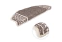 Metzker® Stufenmatte Potsdam Halbrund Braun 15er Set Bild 2