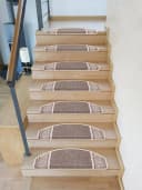 Metzker® Stufenmatte Potsdam Halbrund Braun 15er Set Bild 3