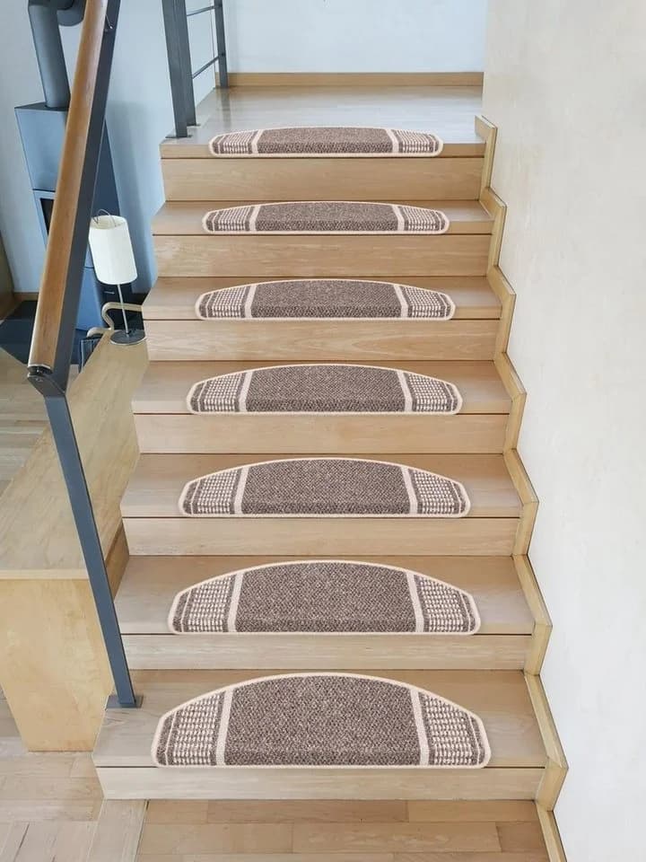 Metzker® Stufenmatte Potsdam Halbrund Braun 15er Set - Bild 3