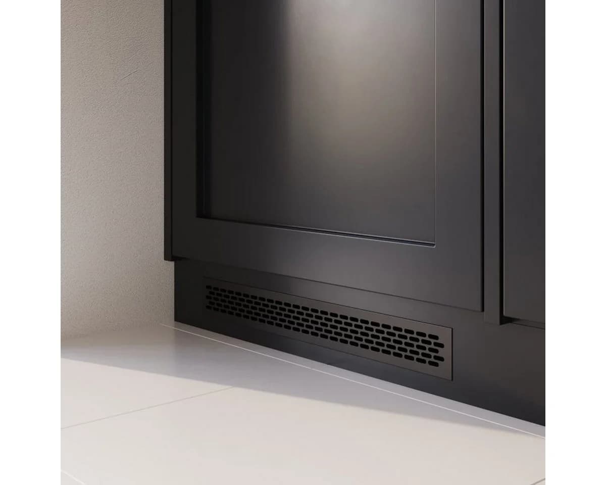 MS Beschläge Lüftungsgitter Schwarz eloxiert Aluminium - Bild 2