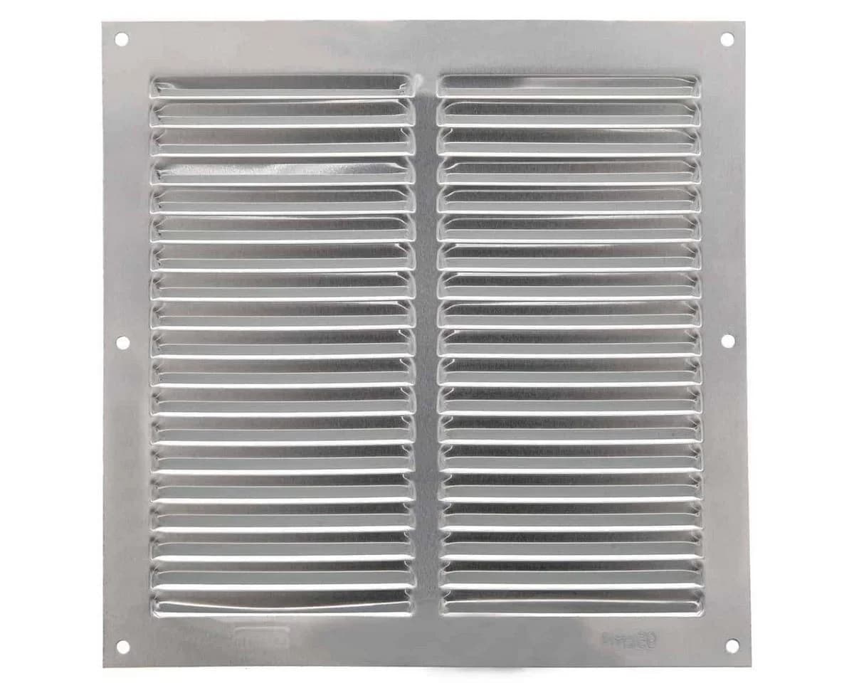 MS Beschläge Aluminium Lüftungsgitter Silber/Weiß - Bild 3