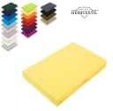 EXKLUSIV HEIMTEXTIL Spannbettlaken Jersey Gelb Rundumgummizug Bild 2