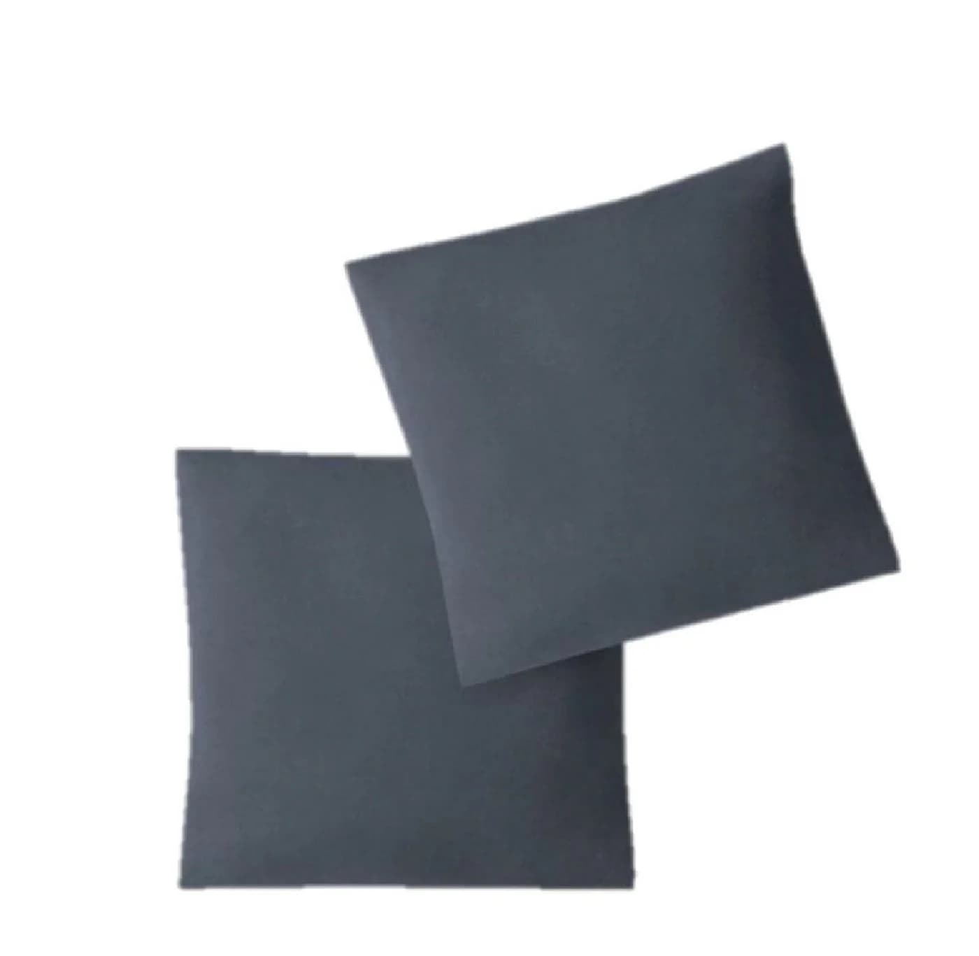 EXKLUSIV HEIMTEXTIL Kissenbezüge Jersey Grau 2er Set mit Reißverschluss - Bild 3