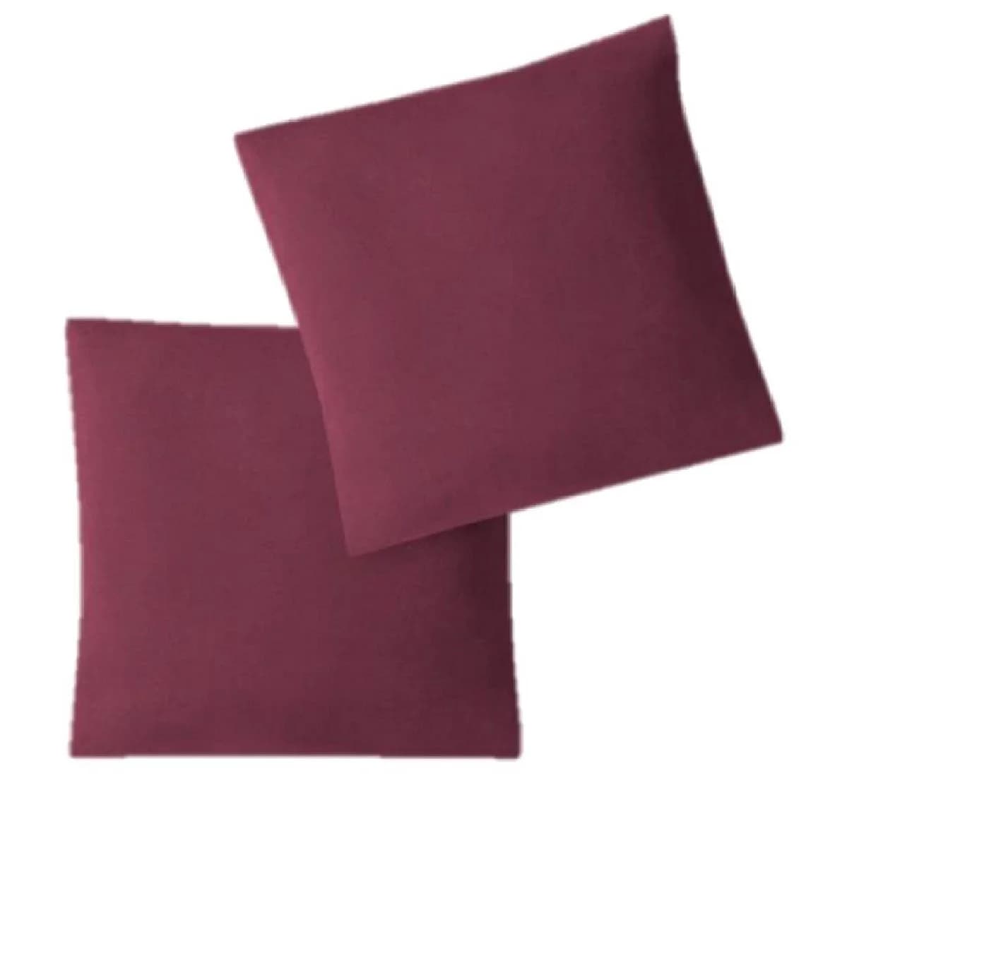 EXKLUSIV HEIMTEXTIL Kissenbezug Jersey 2er Set Rot - Bild 2