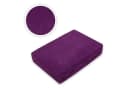 EXKLUSIV HEIMTEXTIL Spannbettlaken Frottee Lila mit Rundumgummizug Bild 3