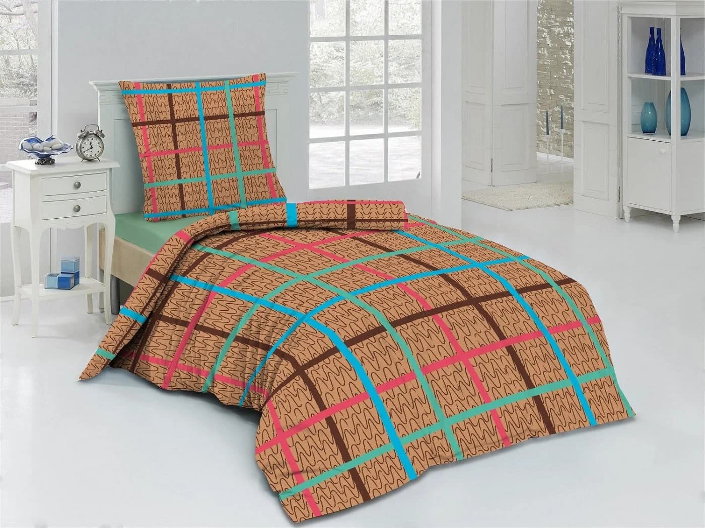EXKLUSIV HEIMTEXTIL Bettwäsche Flanell SAM 2-teilig Karo Bunt