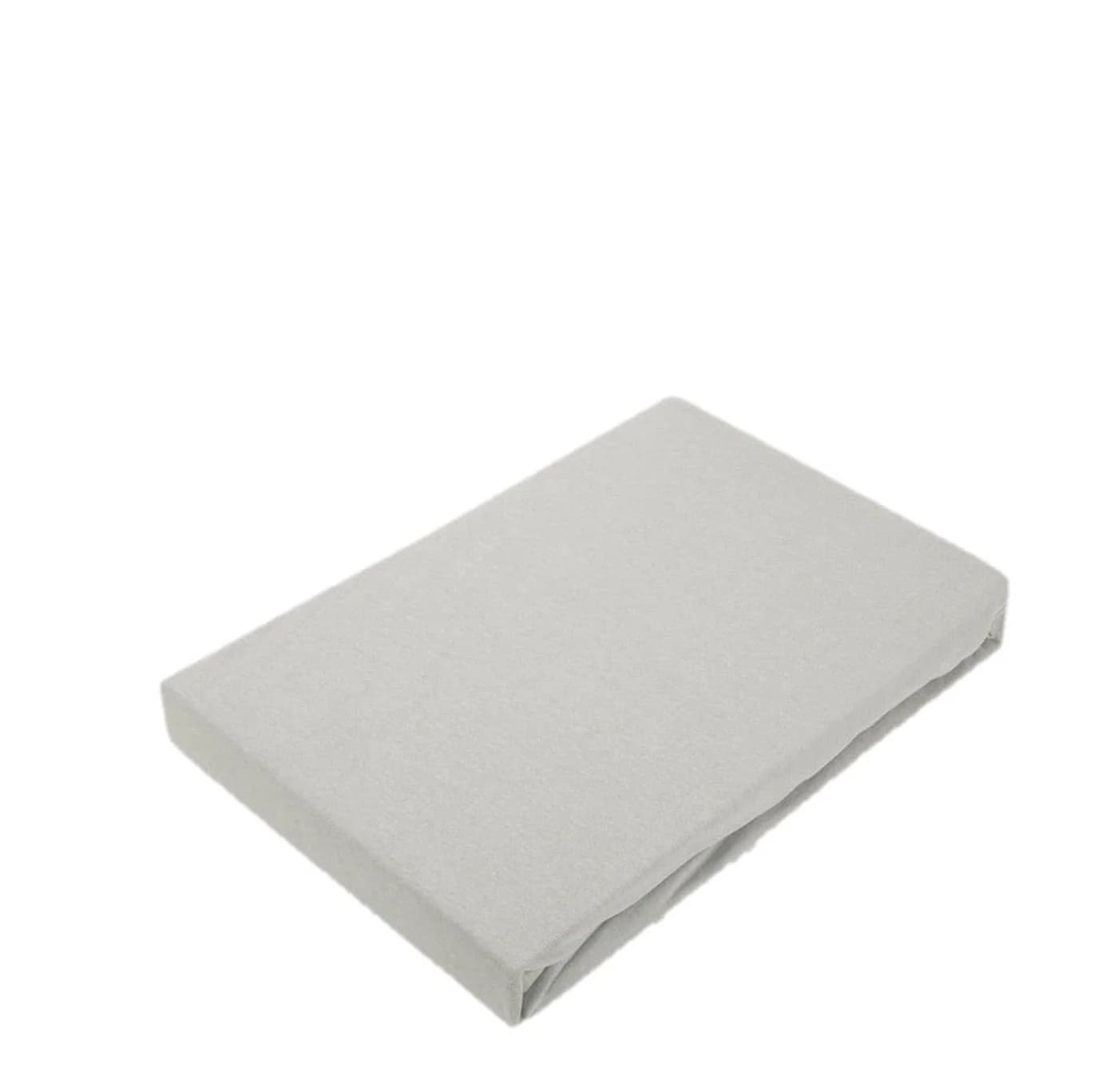 EXKLUSIV HEIMTEXTIL Spannbettlaken Jersey Silber Rundumgummizug - Bild 2