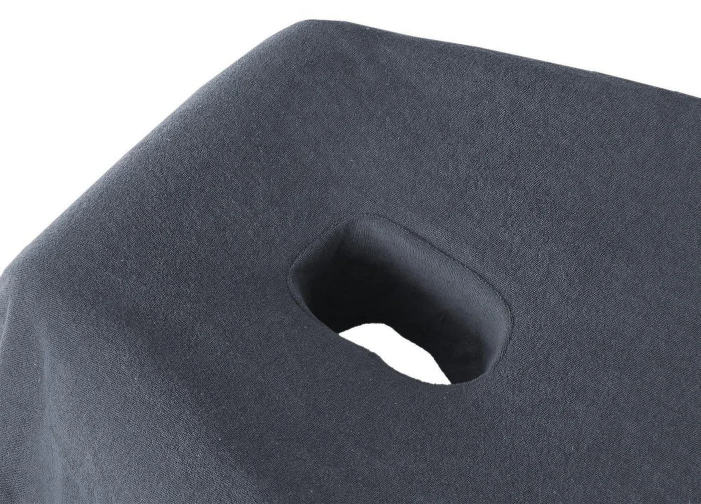EXKLUSIV HEIMTEXTIL Spannbettlaken Frottee Grau für Massageliege - Bild 3