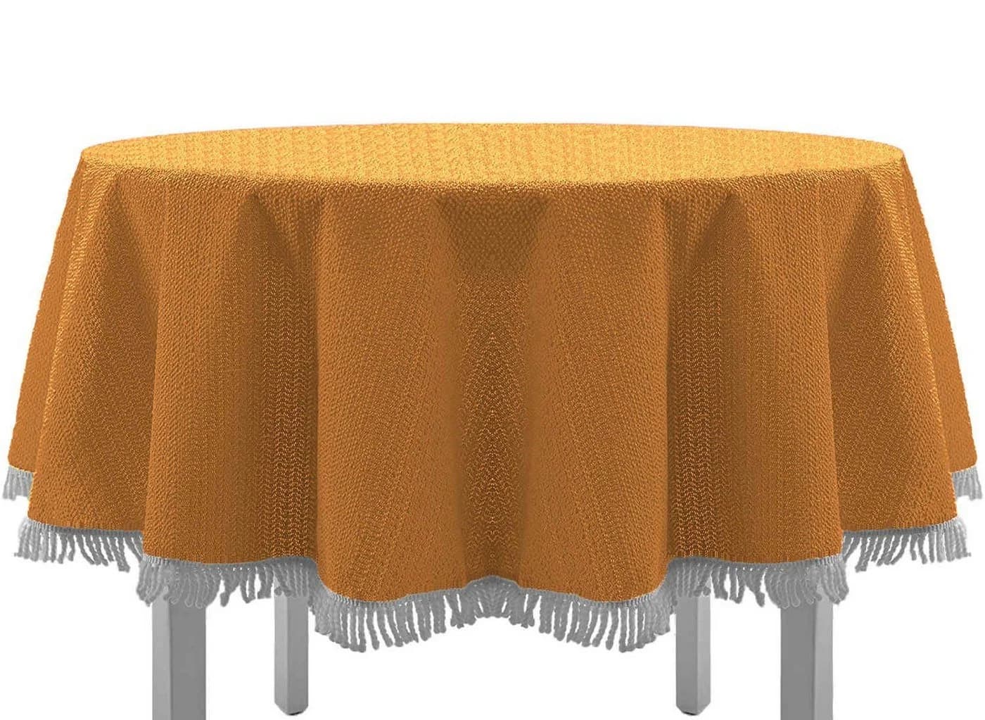 EXKLUSIV HEIMTEXTIL Gartentischdecke Classic Rund Orange - Bild 2