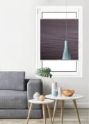 EXKLUSIV HEIMTEXTIL Wabenplissee Verdunkelnd Weiß/Silbergrau Bild 1