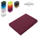 EXKLUSIV HEIMTEXTIL Spannbettlaken Microfaser Bordeaux Bild 3