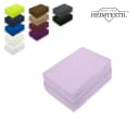 EXKLUSIV HEIMTEXTIL Spannbettlaken Doppelpack Frottee Flieder Bild 2