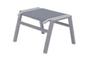 OUTFLEXX Gartenlounge-Hocker Silber Grau Aluminium Bild 2