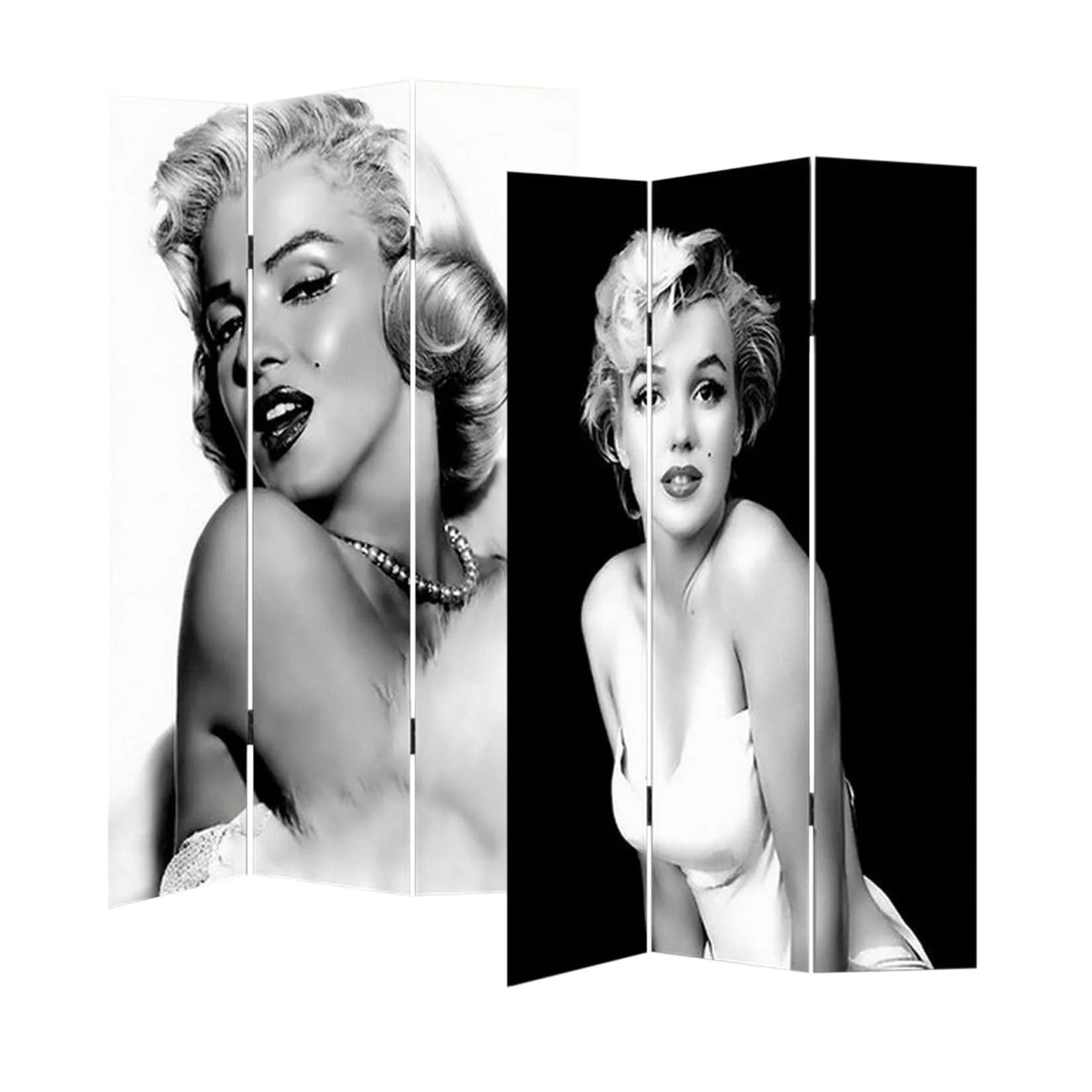 HTI-Line Paravent Marilyn Monroe Raumteiler Sichtschutz