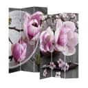 HTI-Line Paravent Flower mit Blumenmotiv Bild 1