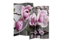 HTI-Line Paravent Flower mit Blumenmotiv Bild 2
