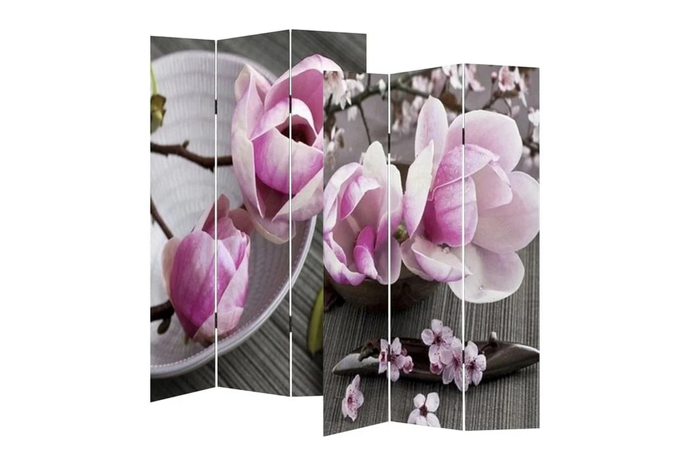 HTI-Line Paravent Flower mit Blumenmotiv - Bild 2