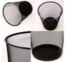 Riyashop Mülleimer Papierkorb 19l Drahteimer Schwarz Bild 5