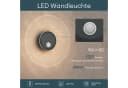 Mai & Mai LED Außen-Wandleuchte Luna Grau mit Bewegungsmelder Bild 1