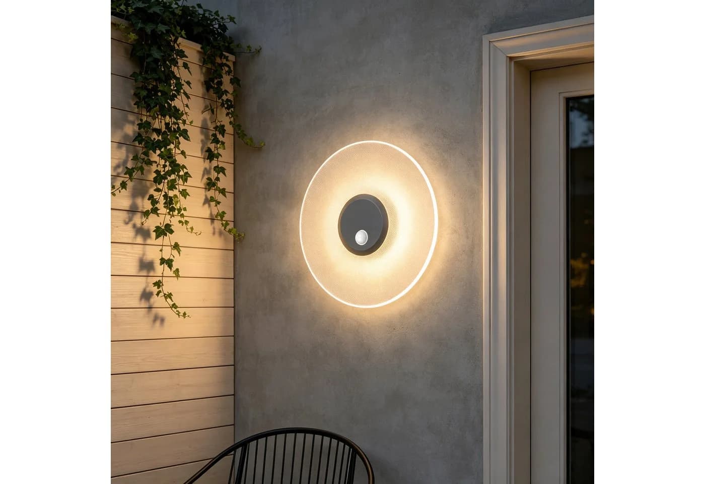 Mai & Mai LED Außen-Wandleuchte Luna Grau mit Bewegungsmelder - Bild 2