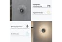 Mai & Mai LED Außen-Wandleuchte Luna Grau mit Bewegungsmelder Bild 5
